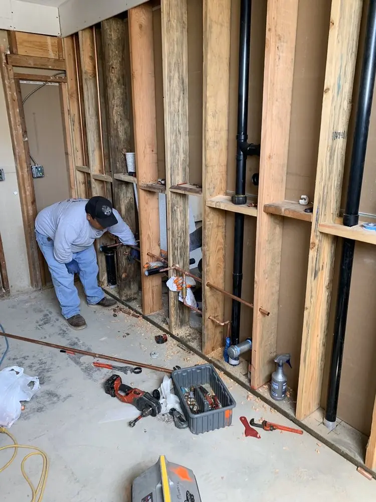 Commercial rough-in plumbing for Gas Line Repair in Taubitz Farms